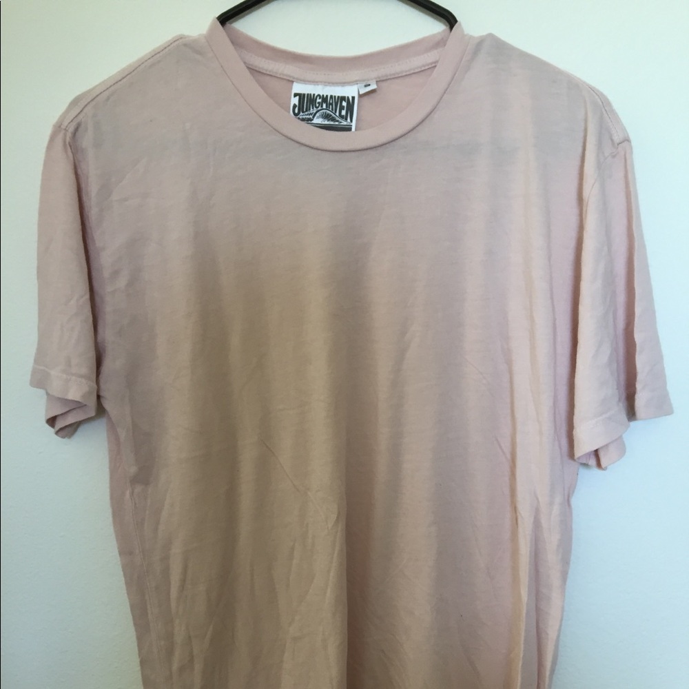BRAND NEW Jungmaven Ojai Tee in Eraser Pink